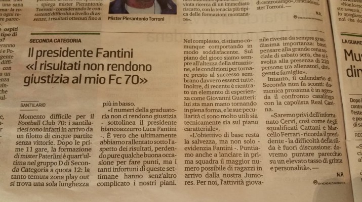 articolo di novembre 2018